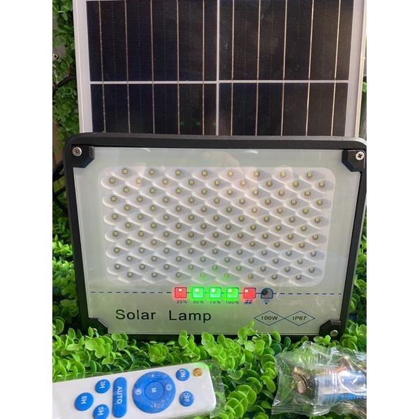 Đèn năng lượng mặt trời chống loá,chống nước ip67 tặng điều khiển