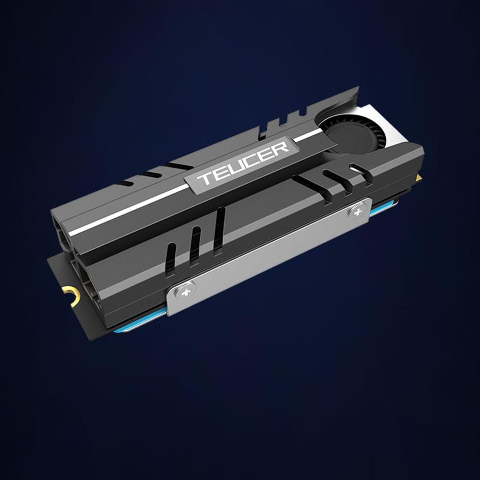 M.2 2280   3Pin Mini Turbofan Heat Sink for  Computer PC