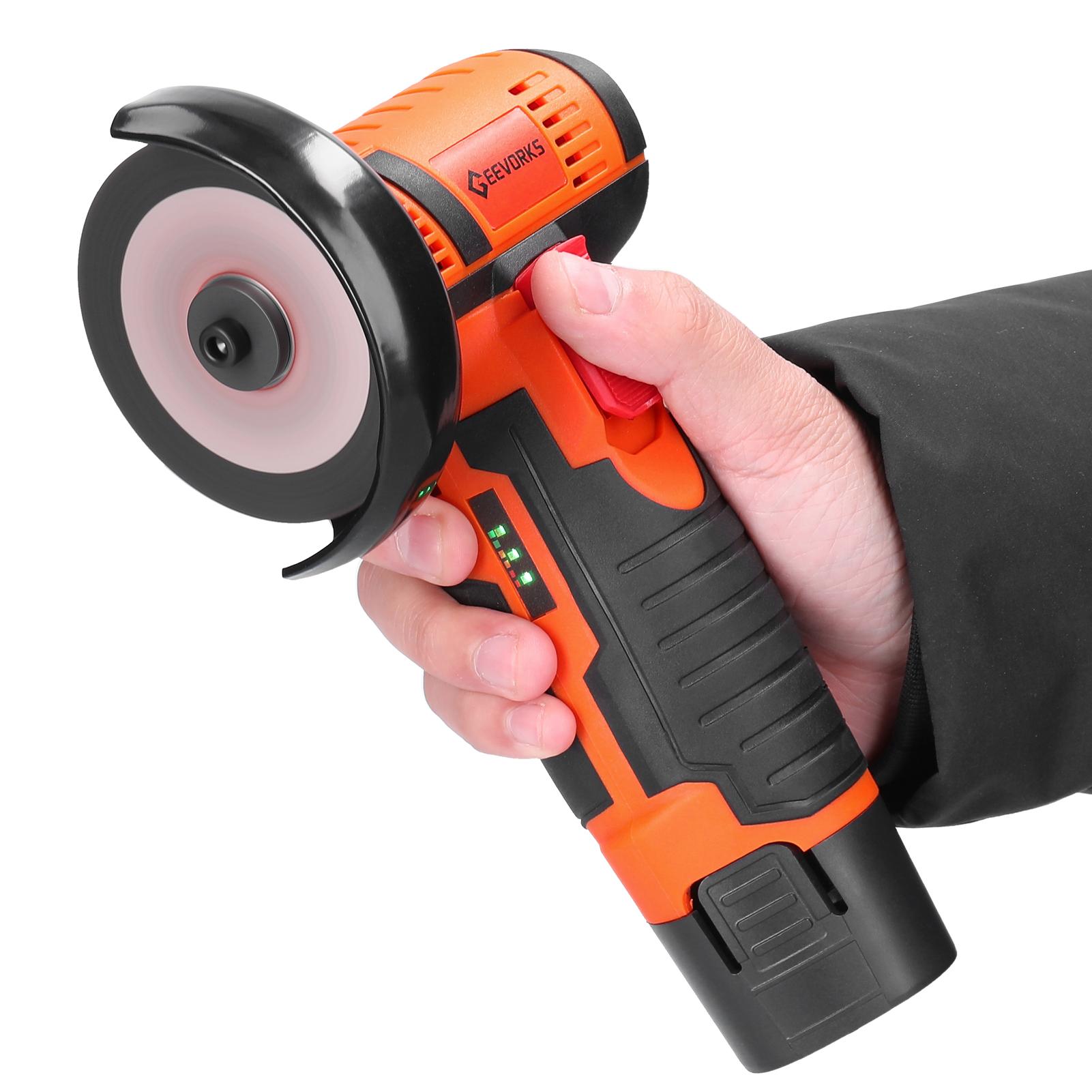 19500rpm Electric Grinding Tool Multifunctional Mini Grinder Handheld Cutter for Cutting Polishing Ceramic Tile Wood Stone Steel