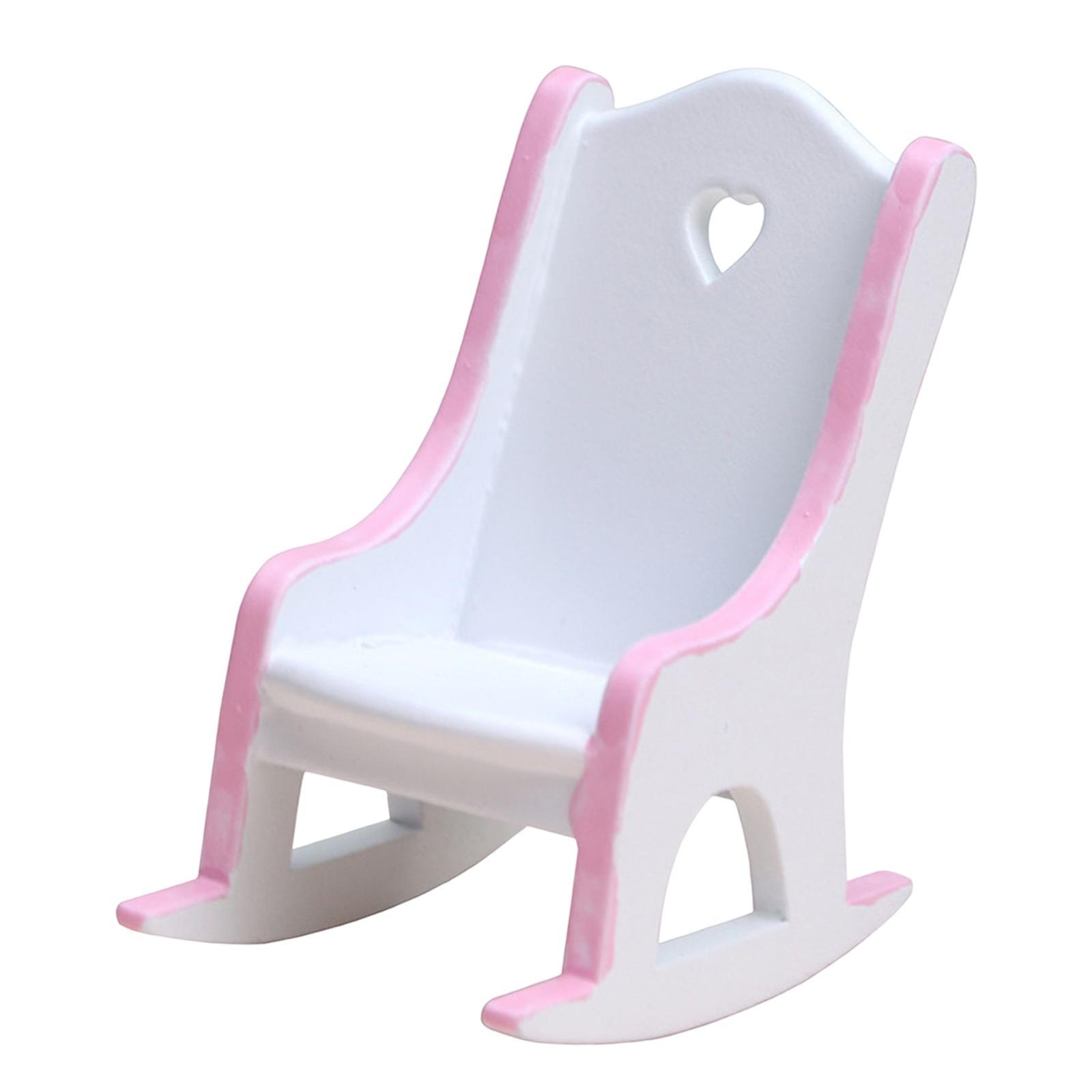 DIY Miniature Dollhouse Dollhouse Model Chairs Delicate for Accessories