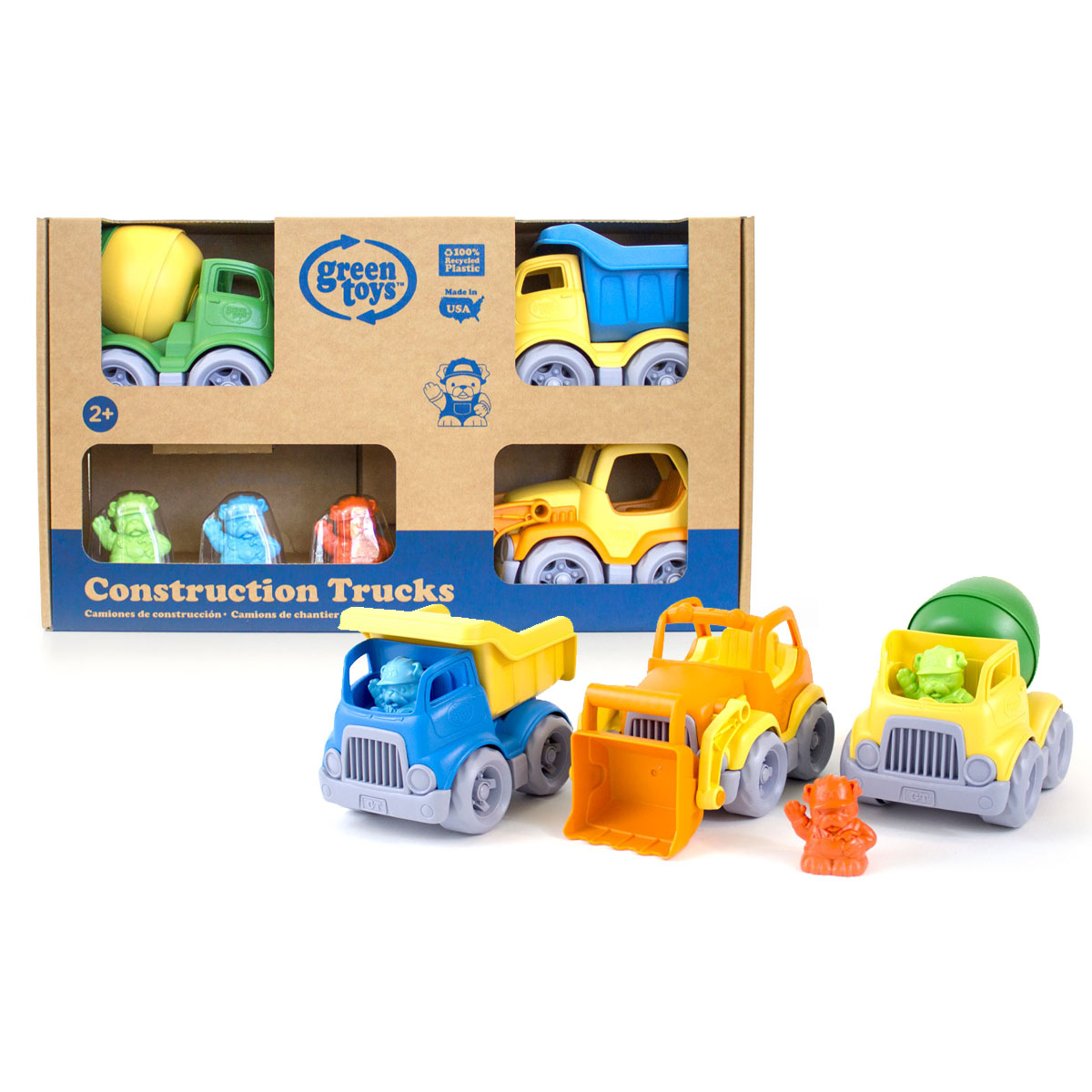 Bộ Đồ Chơi 3 Loại Xe Xây Dựng Green Toys Cho Bé Từ 2 Tuổi