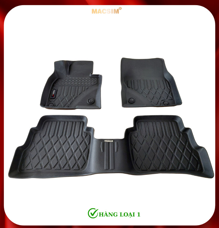 Thảm lót sàn xe ô tô Mazda CX5 2012-đến nay Nhãn hiệu Macsim chất liệu nhựa TPE cao cấp màu đen