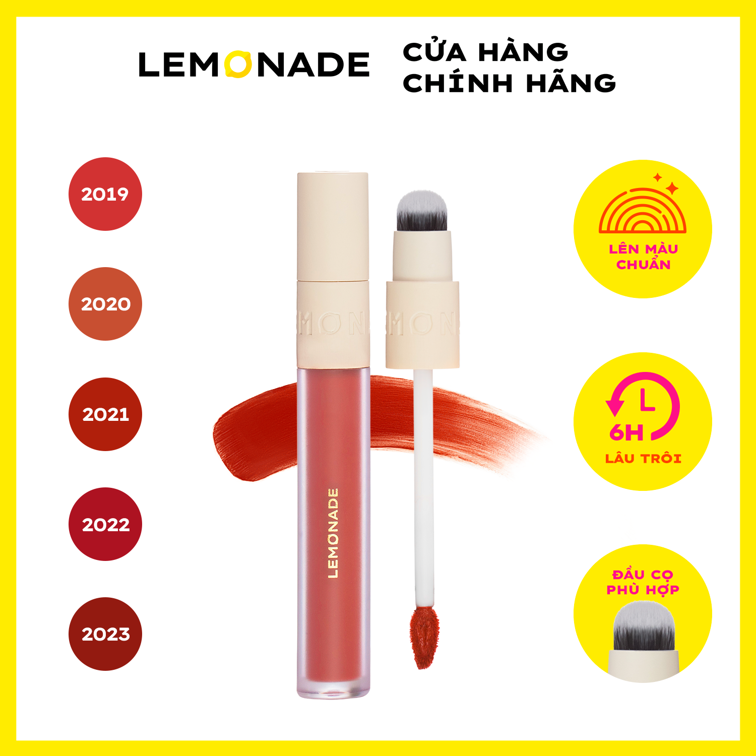 Son kem mịn lì thuần chay Lemonade Perfect Couple 5 Years 3.5g