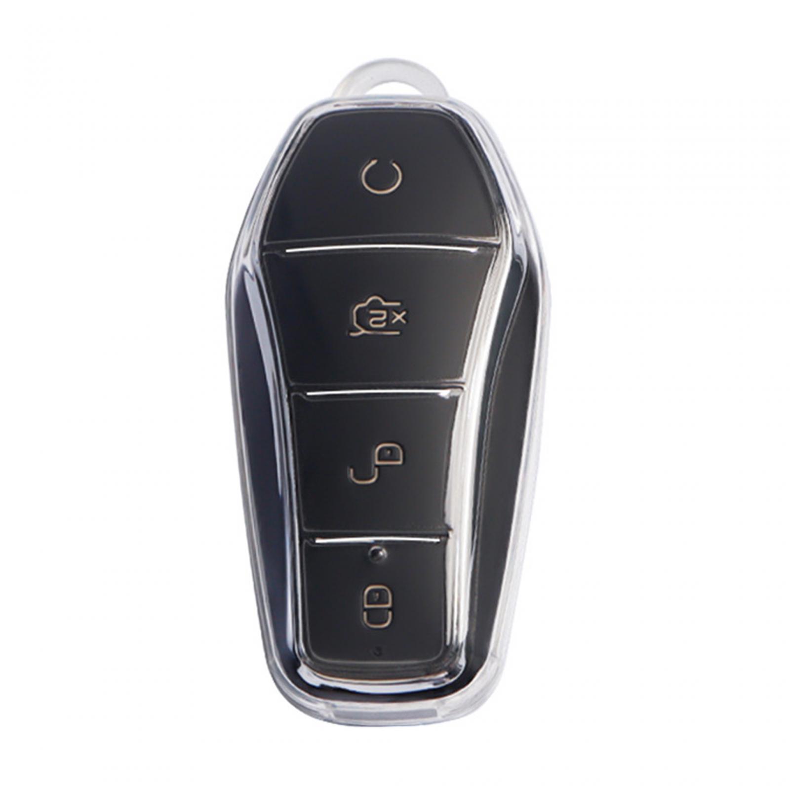 Remote Control Key Fob Cover Protector Perfectly Fits Shockproof Soft Key Protection Case Car Key Holder for Atto 3 Yuan