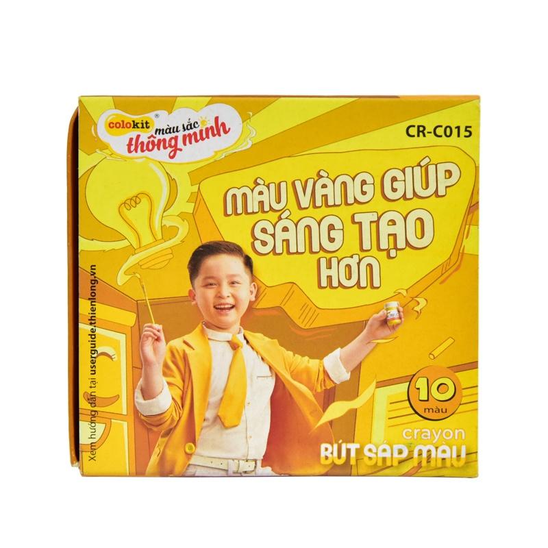 Bút Sáp Màu Thiên Long CR-C015 - 10 màu