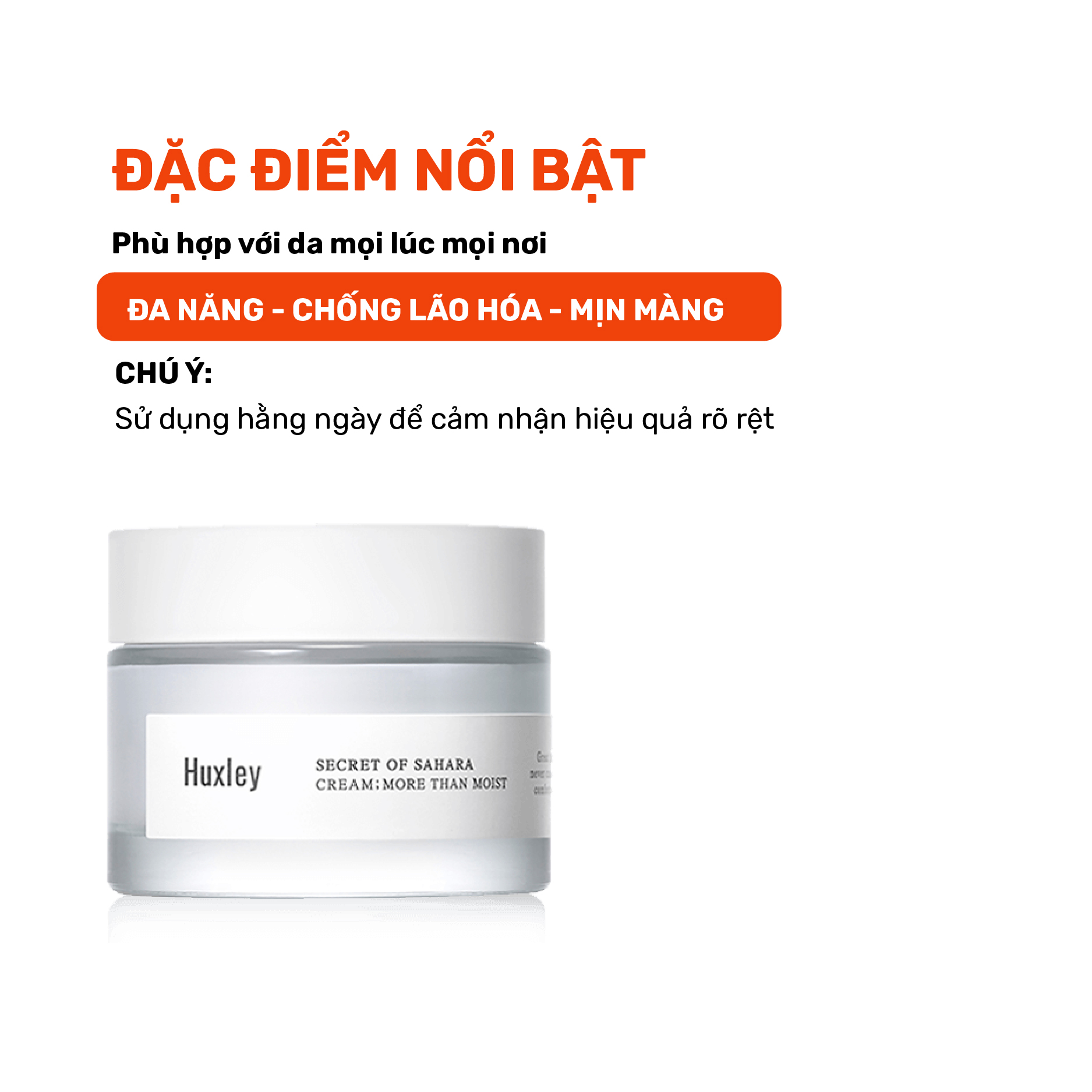 Kem Dưỡng Ẩm Chuyên Sâu Cho Da Rất Khô Và Viêm Da Cơ Địa Huxley Cream More Than Moist 50ml