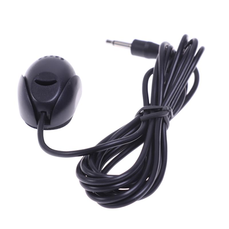 Mini Có Dây 3.5Mm Dán Loại Micro Bên Ngoài Âm Thanh Xe Hơi Mic Cho Laptop DVD Radio Stereo Người Chơi Cuộc Họp Loa