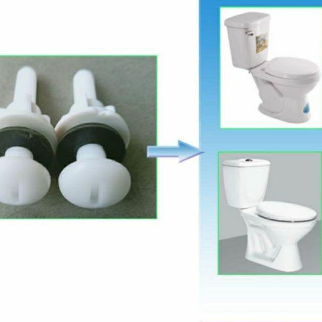 Ốc vít nối két nước với thân bàn cầu