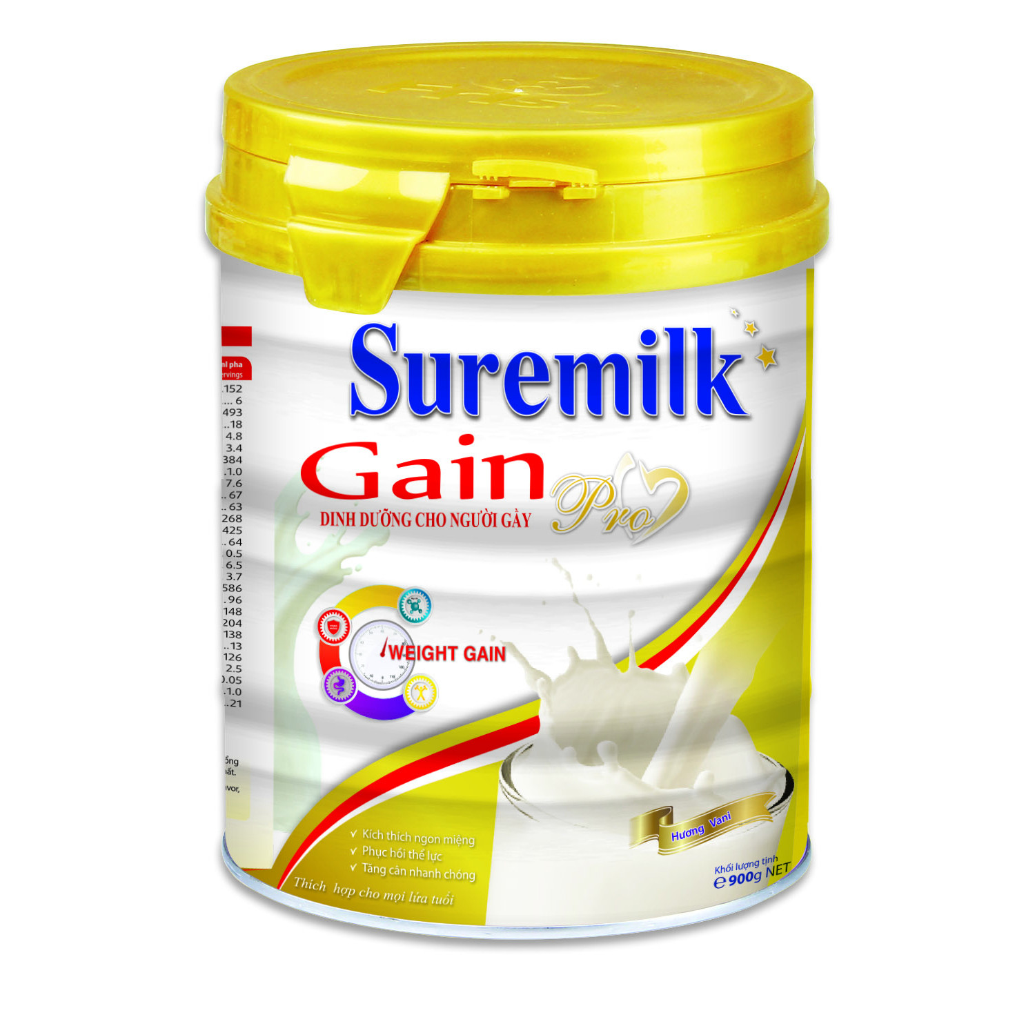 Sữa bột Suremilk Gain 800g