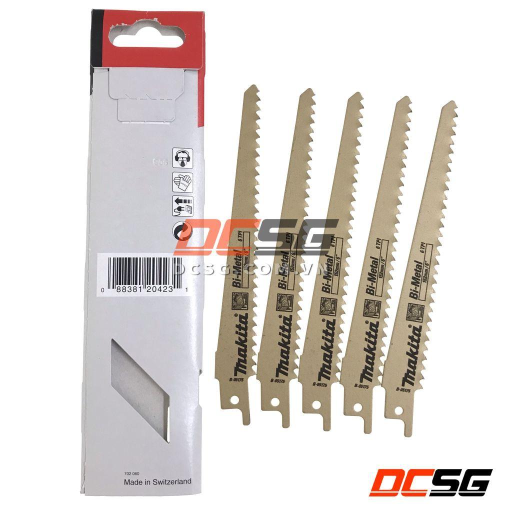 Lưỡi cưa kiếm cắt gỗ có đinh 152x19x1.25mm Makita B-05175 | DCSG