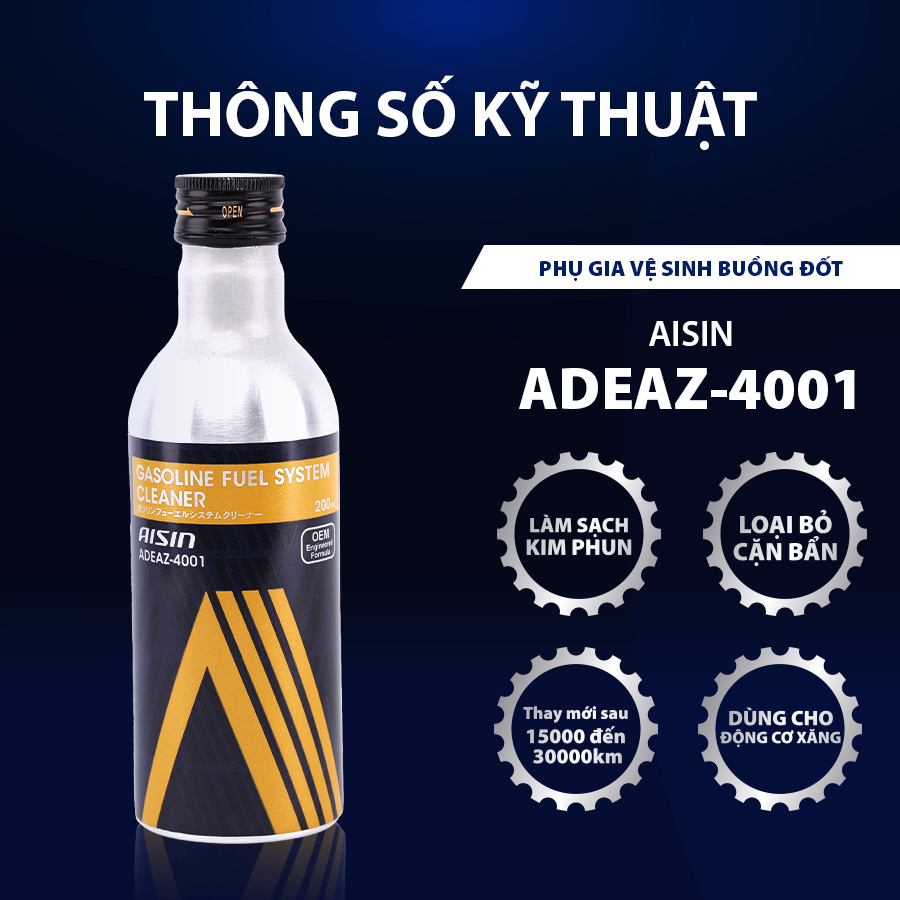 DUNG DỊCH VỆ SINH BUỒNG ĐỐT KIM PHUN AISIN – LÀM SẠCH MẠNH MẼ, PHỤC HỒI HIỆU SUẤT ĐỘNG CƠ XĂNG
