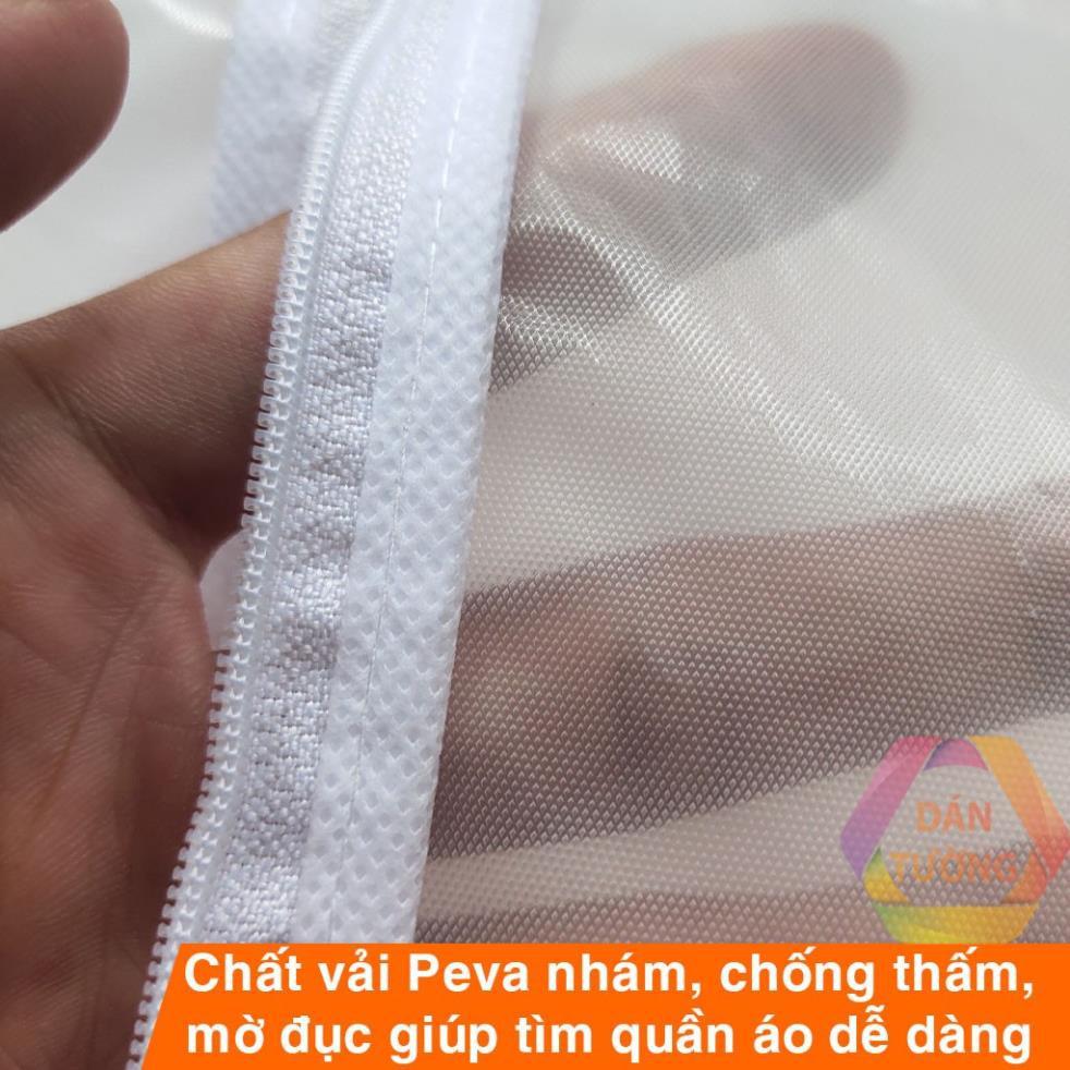 (SIÊU RẺ) Túi bọc quần áo treo tủ chống bụi , túi bọc trùm quần áo loại dày, có khóa, chống thấm