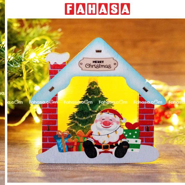 Đèn Gỗ Trang Trí Giáng Sinh - Bách Mộc - Ngôi Nhà Ông Già Noel