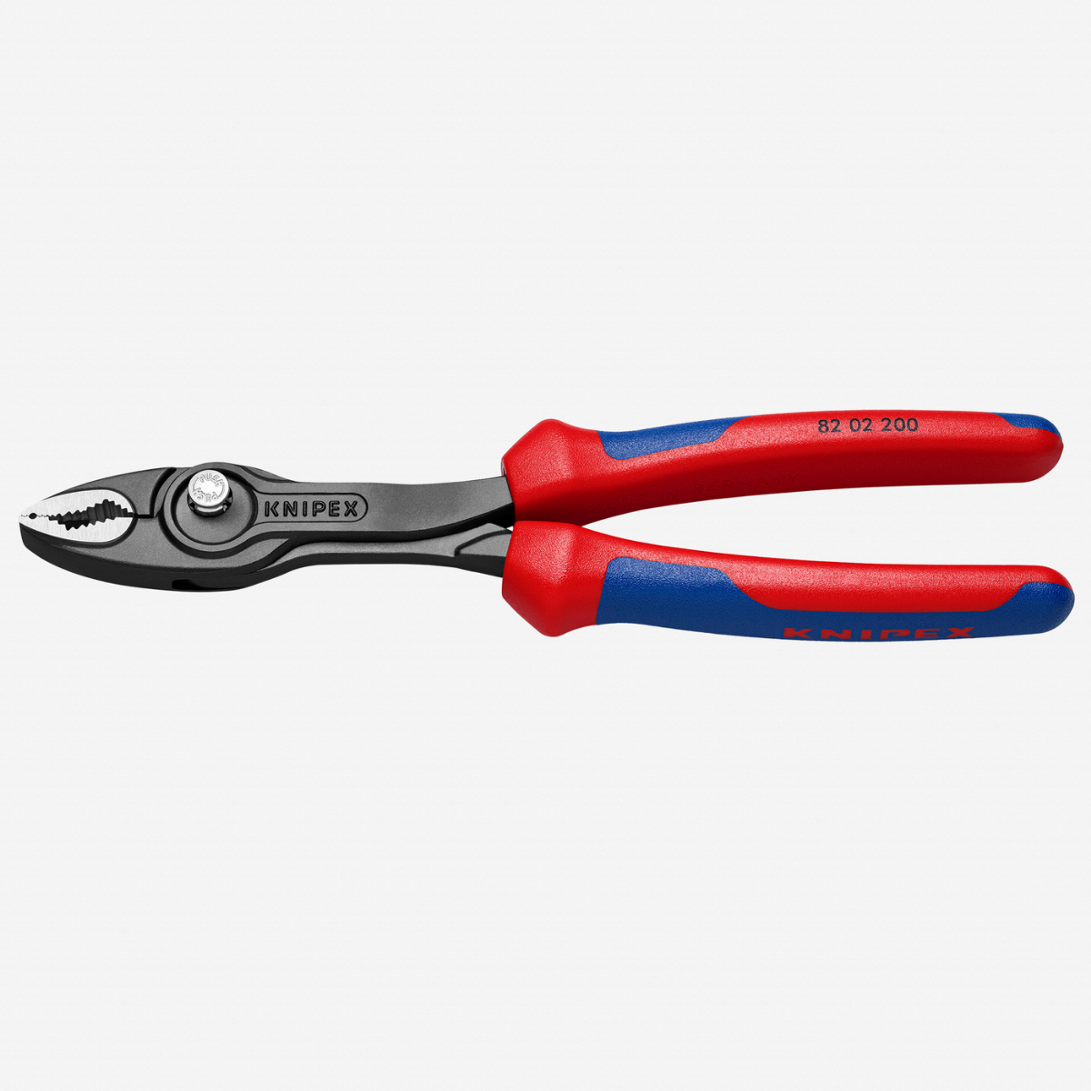 KỀM KNIPEX TWIN GRIP KHỚP TRƯỢT VỚI TAY CẦM NHỰA ĐA THÀNH PHẦN CÓ GỜ 82 02 200