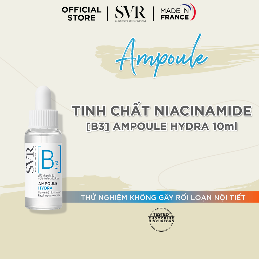 Tinh chất giúp sửa chữa da, làm đầy và chống nhăn da SVR [B3] Ampoule Hydra 10ml