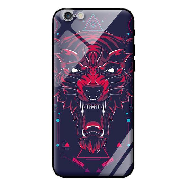 Ốp lưng kính cường lực cho iPhone 6S Plus Sói - Hàng chính hãng
