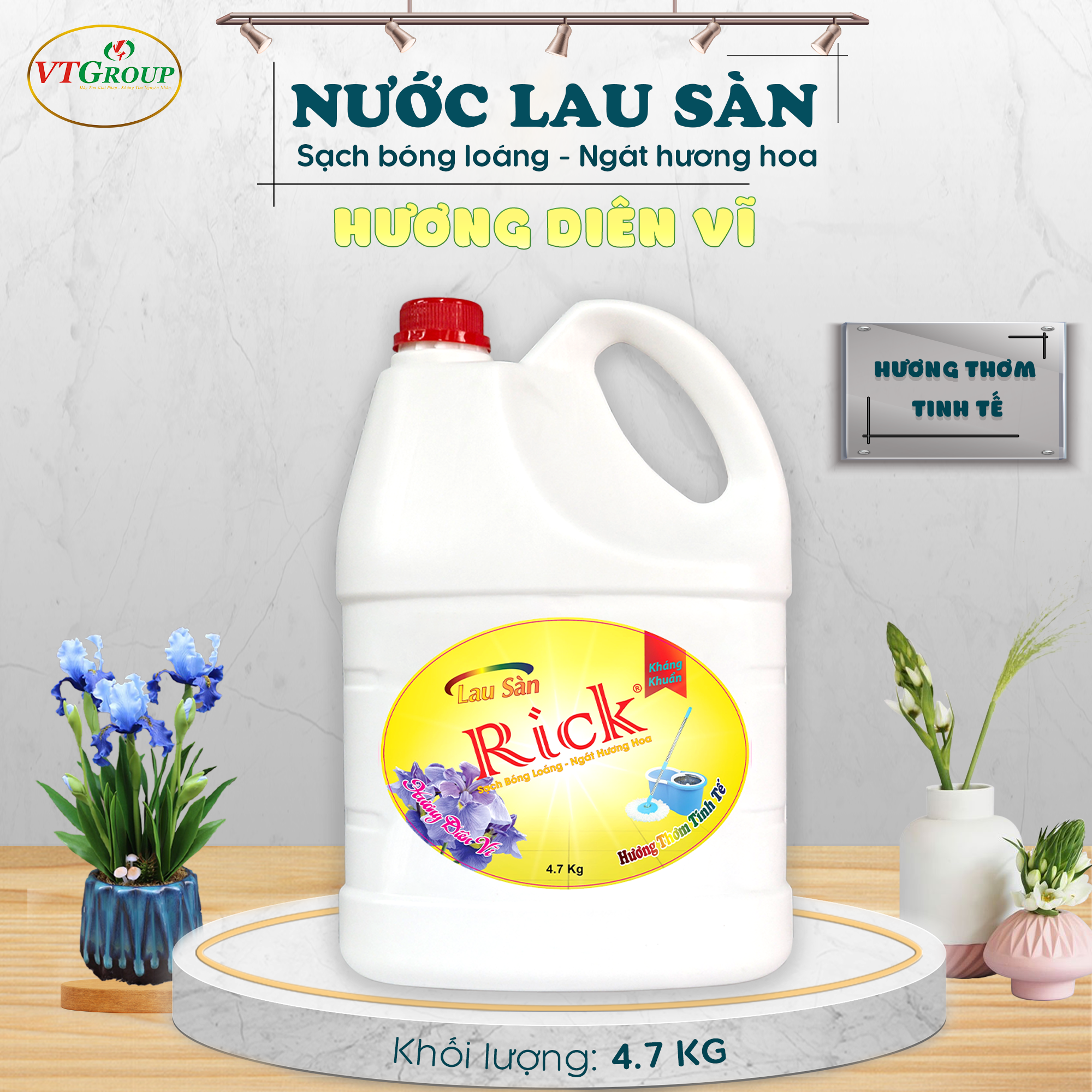 Nước lau sàn Rick 5L