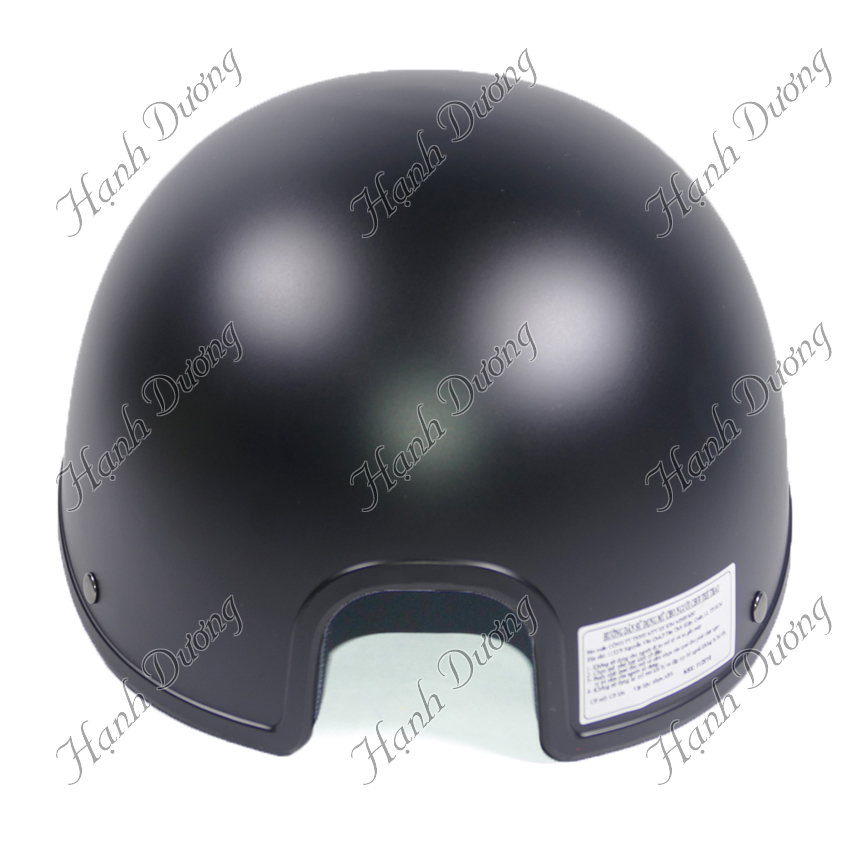 Mũ bảo hiểm thời trang gắn mặt sắt nón lưỡi trai có khoét đuôi dễ dàng buột tóc cao thoải mái