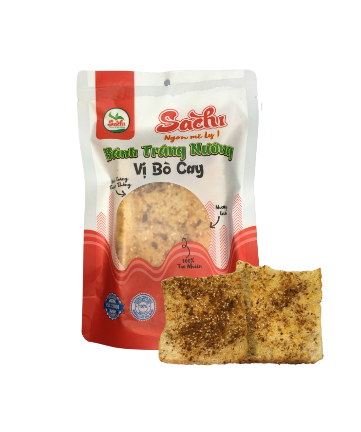 Bánh Tráng Nướng Tẩm Vị Bò Sachi 45gram