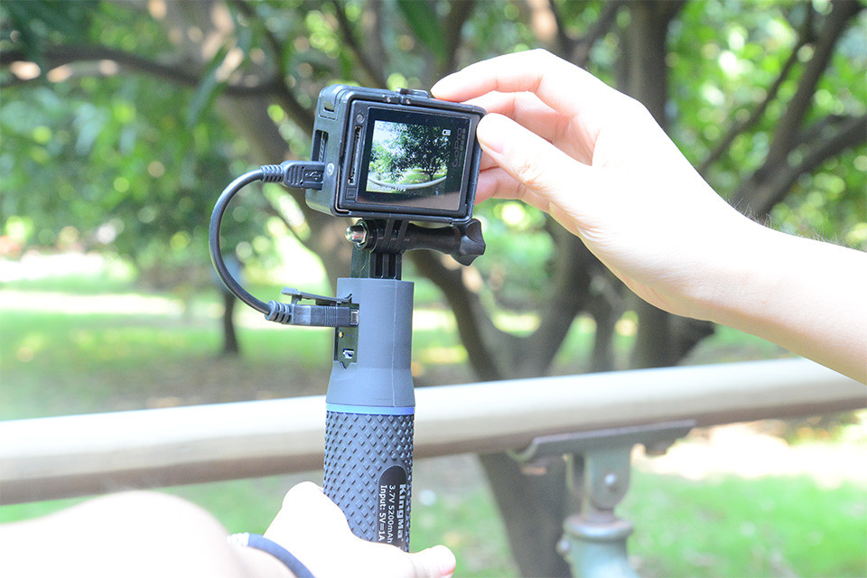 Gậy KINGMA kiêm sạc dự phòng cho máy quay hành động GoPro, Sjcam, Yi Action, Osmo Action