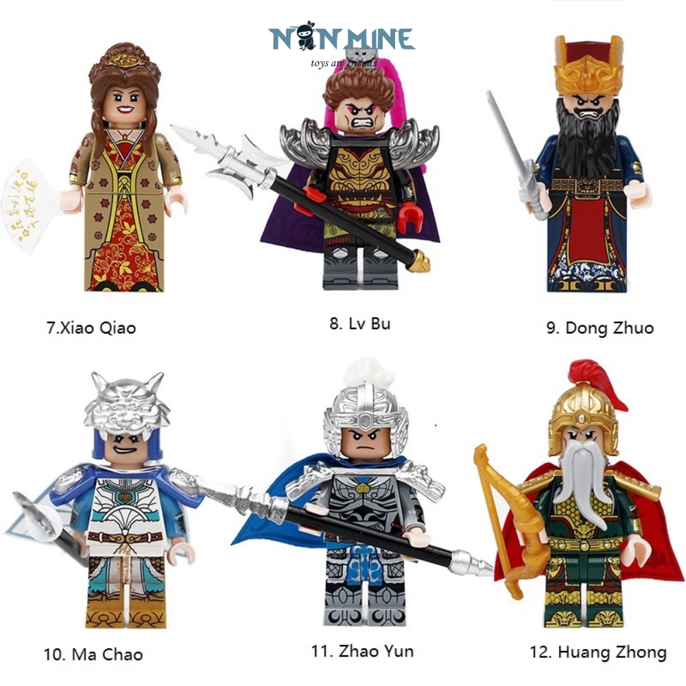 Minifigures Lắp Ráp Mô Hình Tướng Tam Quốc Three Kingdom Nhân Vật Phim Truyện 2030B