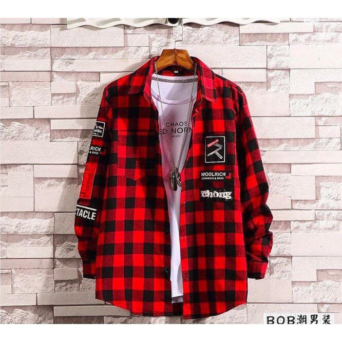 Áo Sơ Mi Flannel 3 Màu