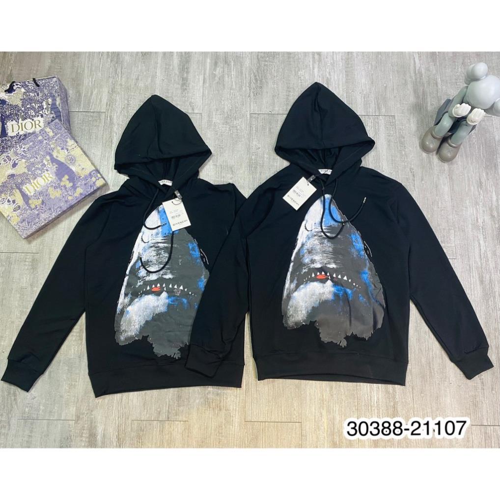 Áo nỉ hoodie GVC in hình cá mập - Áo hoodie GVC nam nữ 2021