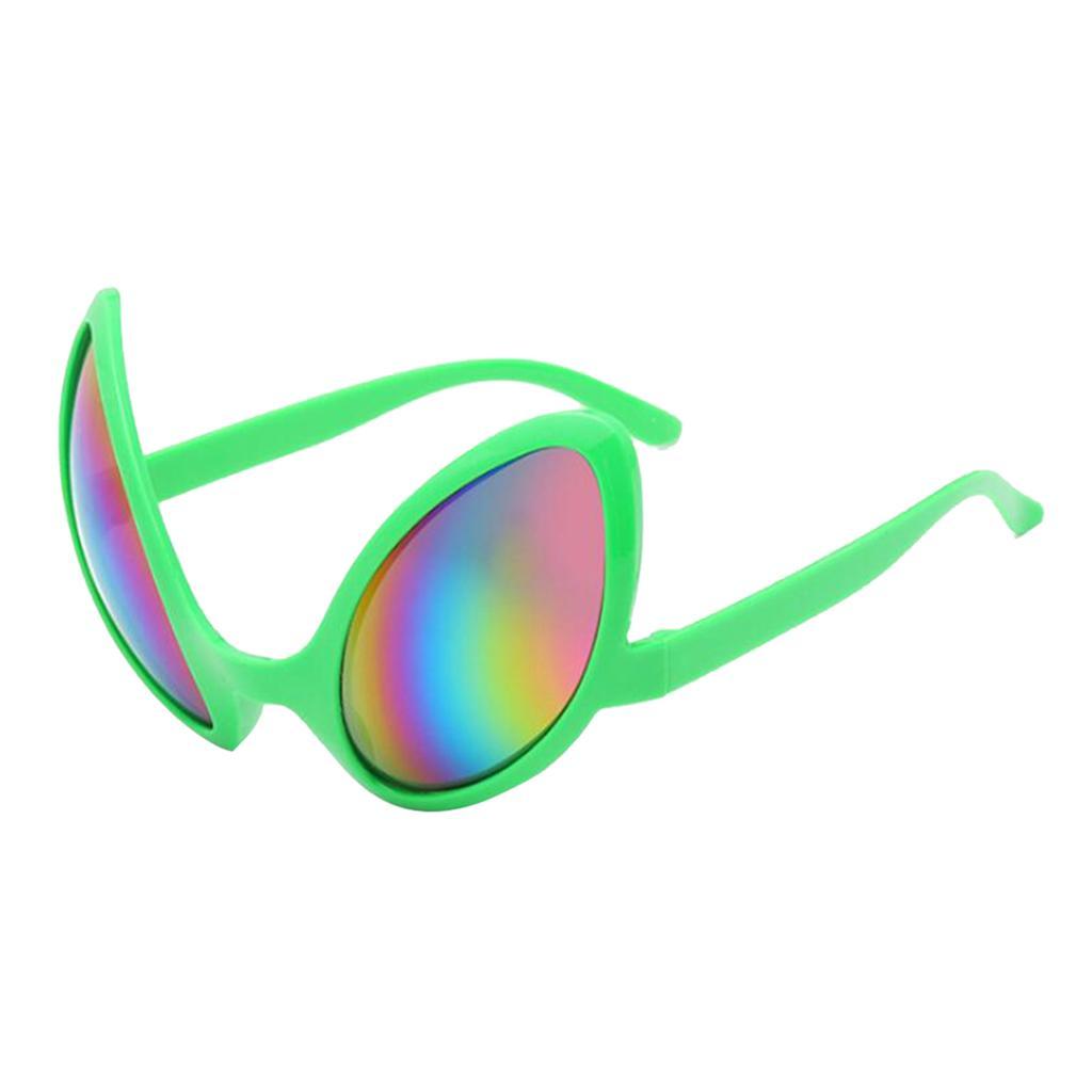 Funny Alien Glasses  Alien Novelty Sunglasses with Rainbow  for