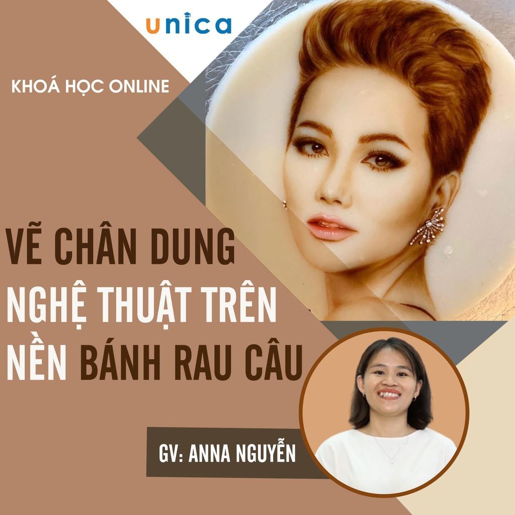 Khóa học PHONG CÁCH SỐNG- Vẽ chân dung nghệ thuật trên nền bánh rau câu UNICA.VN