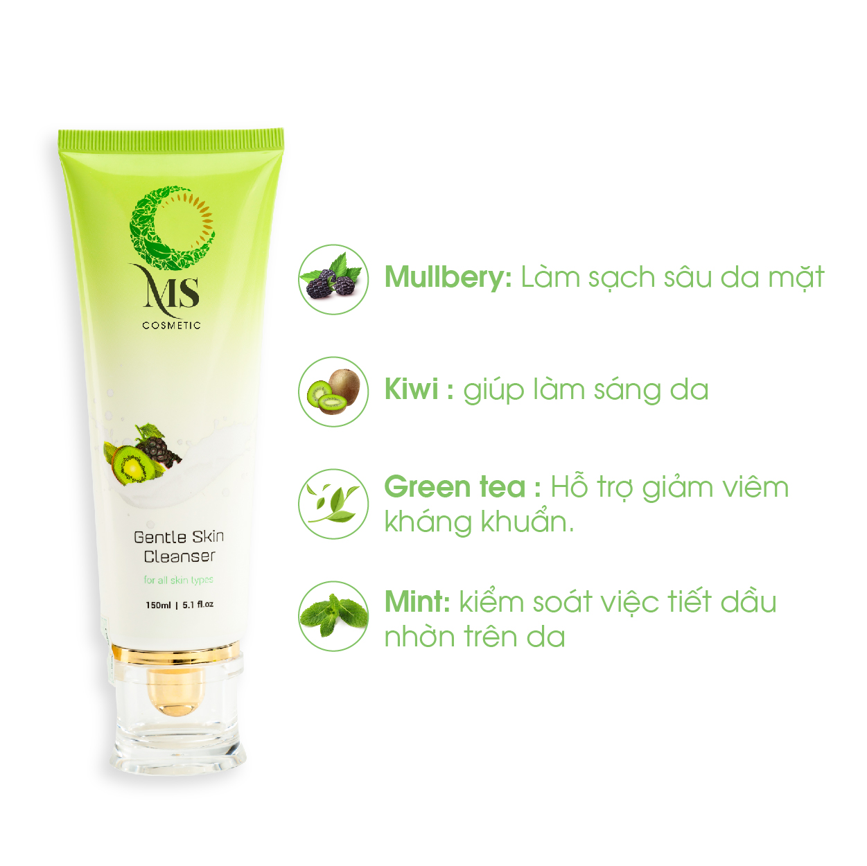 [MUA 2 TẶNG 1] Mua 2 Kem Dưỡng Da Mặt Brightening Day Cream 50ml - JOA GREEN Giúp Phục Hồi, Dưỡng Trắng Da Và Cải Thiện Nếp Nhăn (Tặng 1 Sữa Rửa Mặt MS 150ml) - Mỹ Phẩm MS COSMETIC