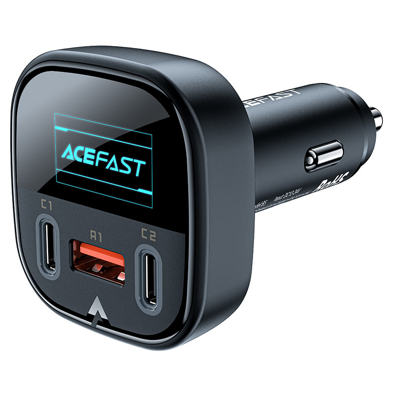 Sạc nhanh xe hơi ACEFAST B5 101W 3 cổng (2xUSB-C+USB-A) - Hàng Chính Hãng