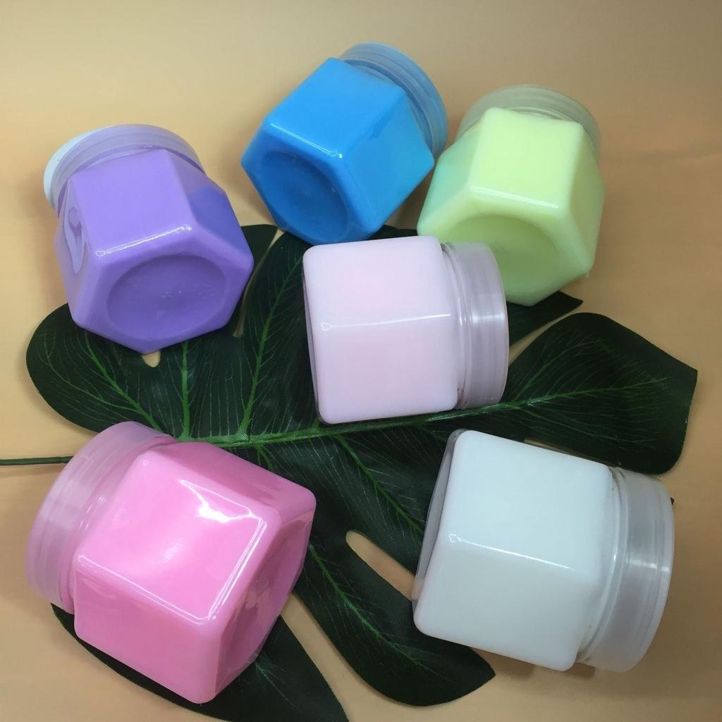 Slime siêu dẻo bóng mềm mịn màu rainbow pastel 9 màu cực đẹp Đồ chơi hũ slam chất nhờn ma quái squishy