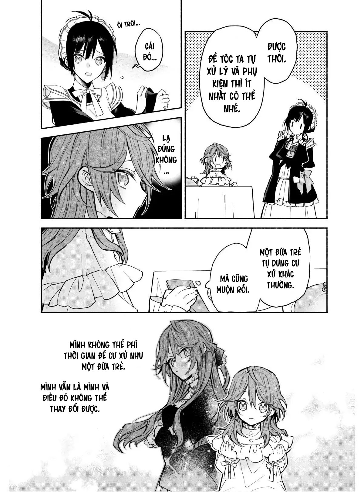 vì đã trở về thân phận ác nữ nên tôi nghĩ mình sẽ chạy trốn khỏi hoàng tử CHƯƠNG 1.2 14