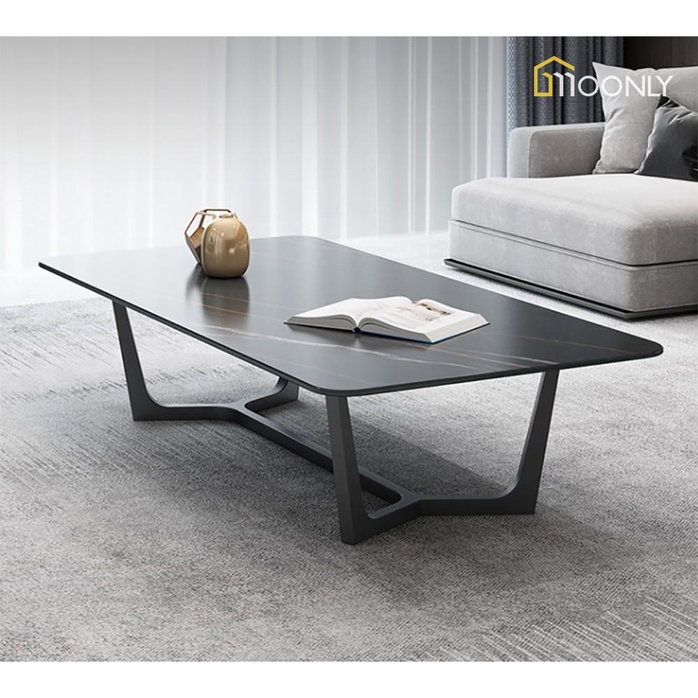Nội Thất Bàn Sofa Ngồi Bệt Phòng Khách Chất Liệu Ceramic,Chân Sắt Tĩnh Điện KT 120x60x45cm