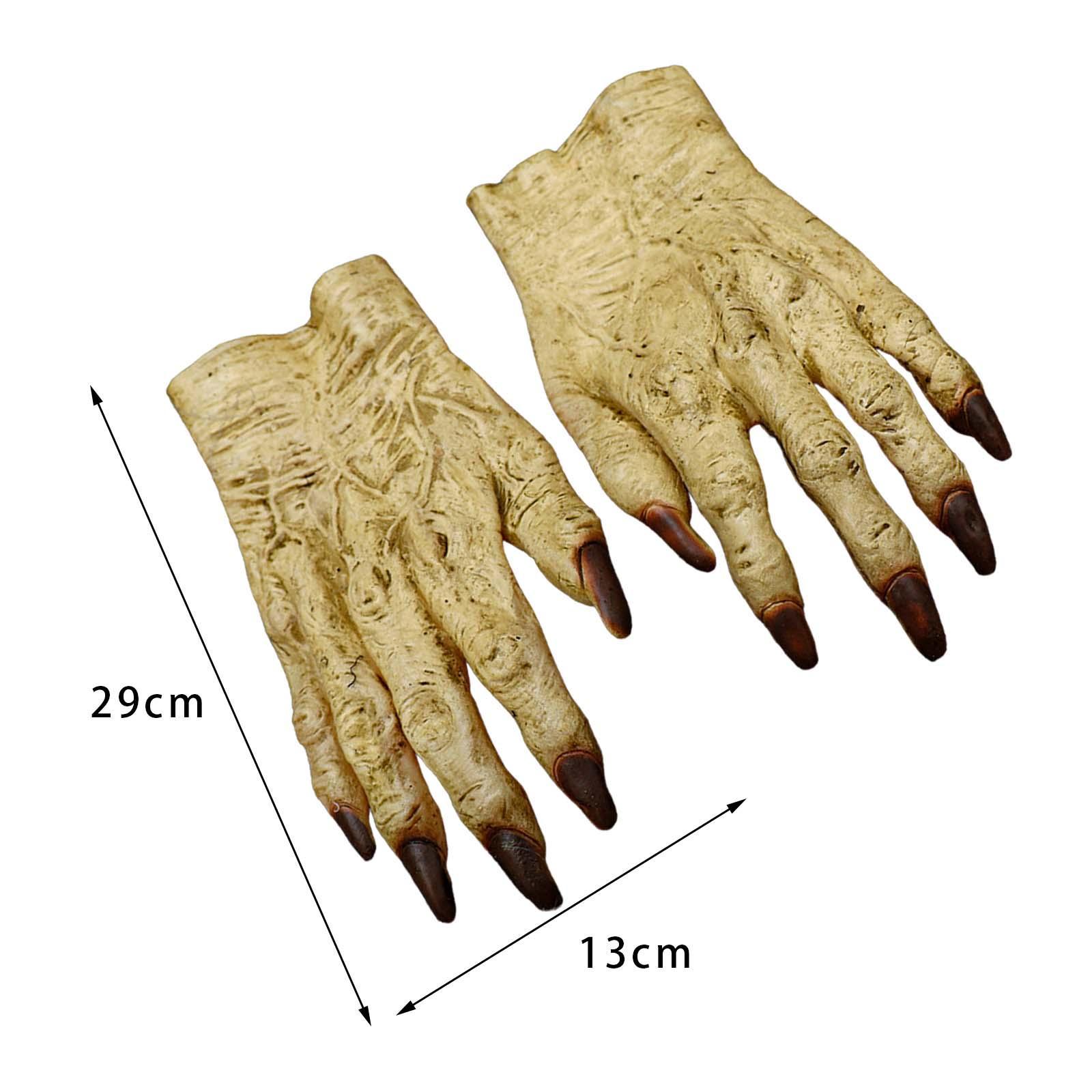 Halloween Costume Gloves Roles Play for Themed Party Photo Props Dressing up