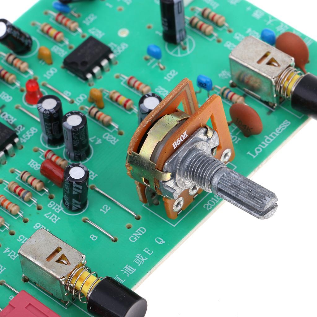 2x DX338A HIFI Preamp Pre-amplifier Board Kits Volume Control 12V