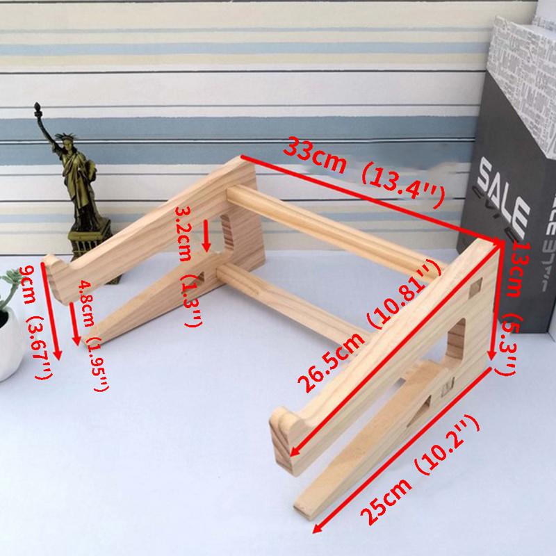 Bàn Laptop Gỗ Đứng Làm Mát Miếng Lót Cho Máy Tính Xách Tay Máy Tính Bảng Giá Máy Tính Nâng Laptop Giá Đỡ Gắn Phụ Kiện Laptop 1 Cái