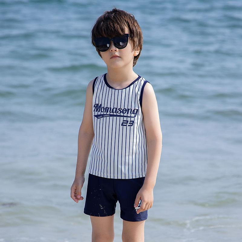 Đồ Bơi Trẻ Em 3 Miếng UV Áo Tắm Cho Bé Tập Đi Cho Bé Trai Tay Dài Quần Bơi Trẻ Em Và Quần Bơi Bé Trai bơi Chống Nắng