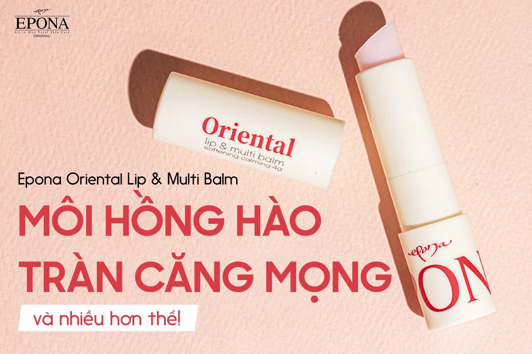 Son Dưỡng Đa Năng Chiết Xuất Mật Ong Epona Oriental Lip &amp; Multi Balm 4g