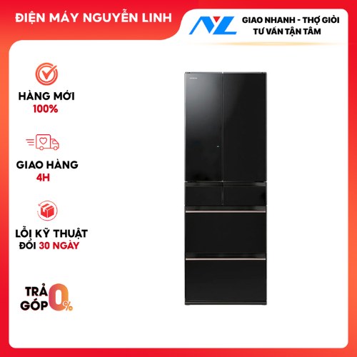 Tủ lạnh Hitachi Inverter 520 lít R-HW540RV - HÀNG CHÍNH HÃNG - CHỈ GIAO HCM