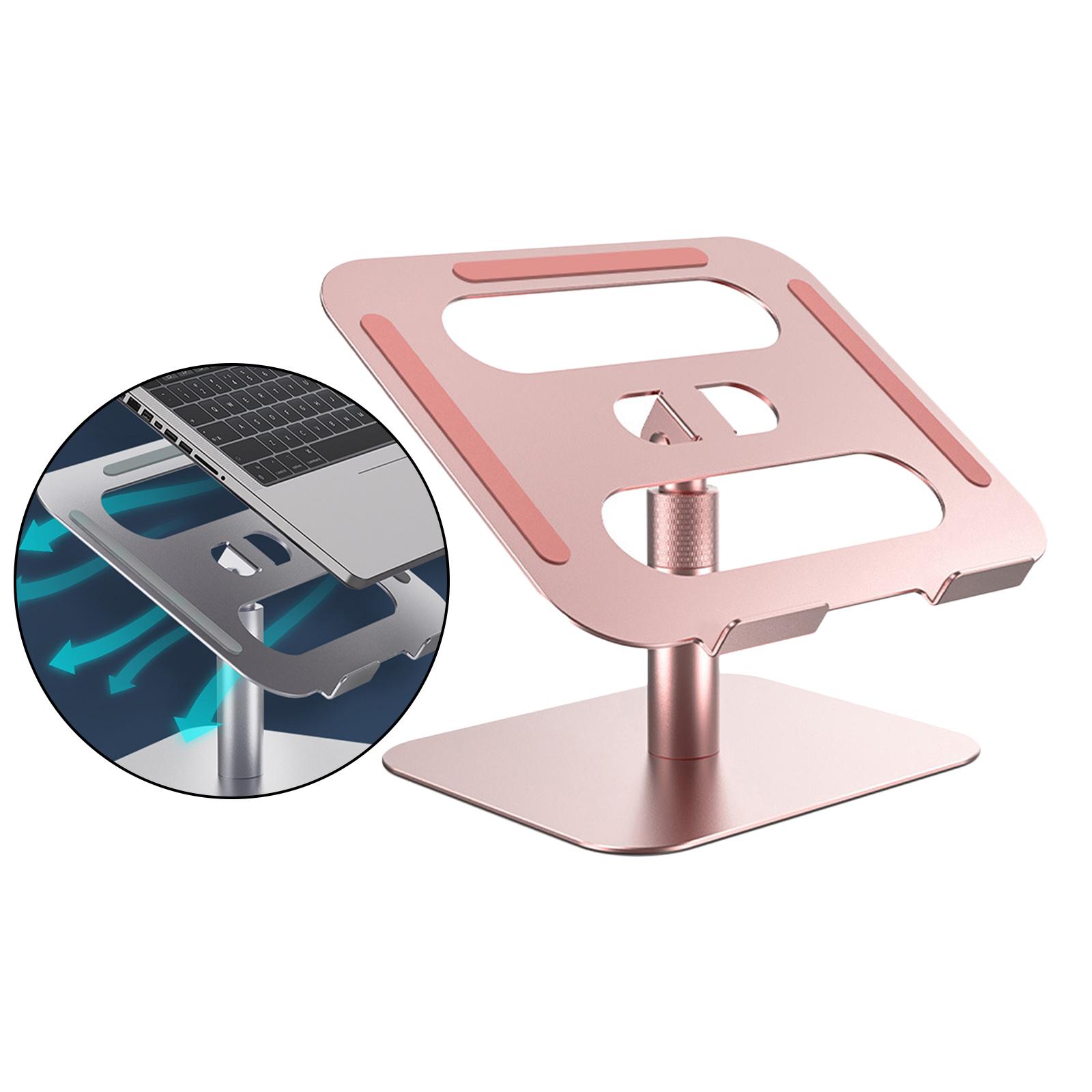 Adjustable Laptop Stand Bracket Tablet Holder with Slide-Proof Silicone Pad for Home Office Desktop
