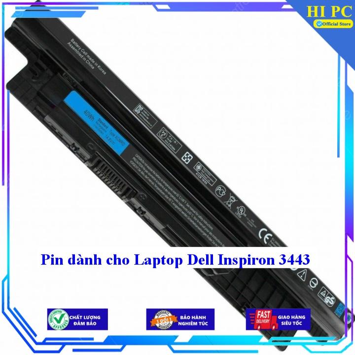 Pin dành cho Laptop Dell Inspiron 3443 - Hàng Nhập Khẩu