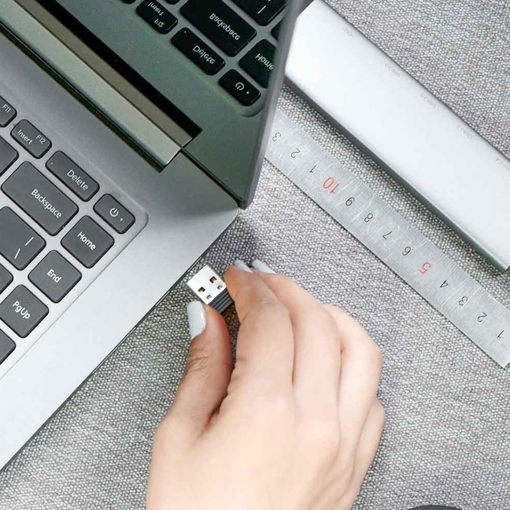Chuột Không Dây + Đầu Thu Xiaomi Miiiw DPI Đa Tốc Độ Có Thể Tắt Tiếng 2.4ghz Cho Máy Tính Văn Phòng Hàng nhập khẩu Hàng nhập khẩu