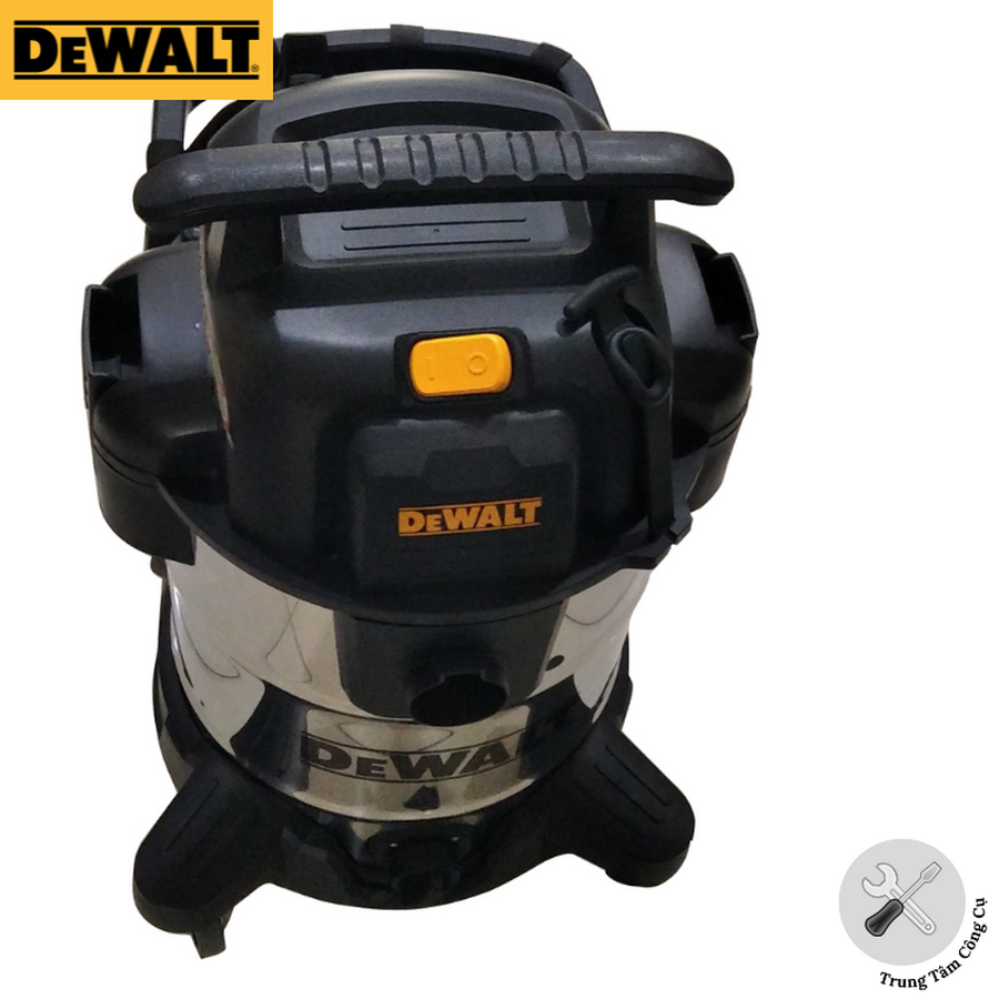 Máy hút bụi công nghiệp DeWalt DXV30S tích hợp 3 chức năng hút khô ,ướt và thổi 30L công suất 3000W vỏ inox- Hàng chính hãng