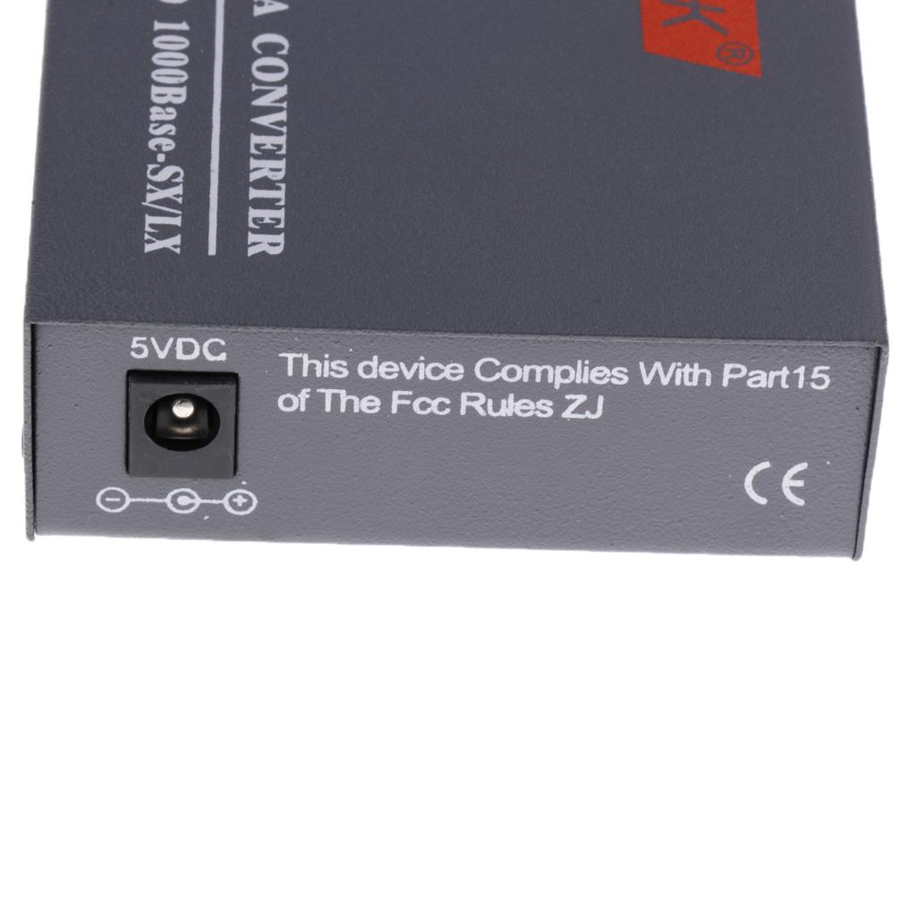 Sunnimix 2 Pcs 100/1000Mbps 25Km Simplex Sợi Quang Để RJ45 Ethernet Truyền Thông Bộ Chuyển Đổi