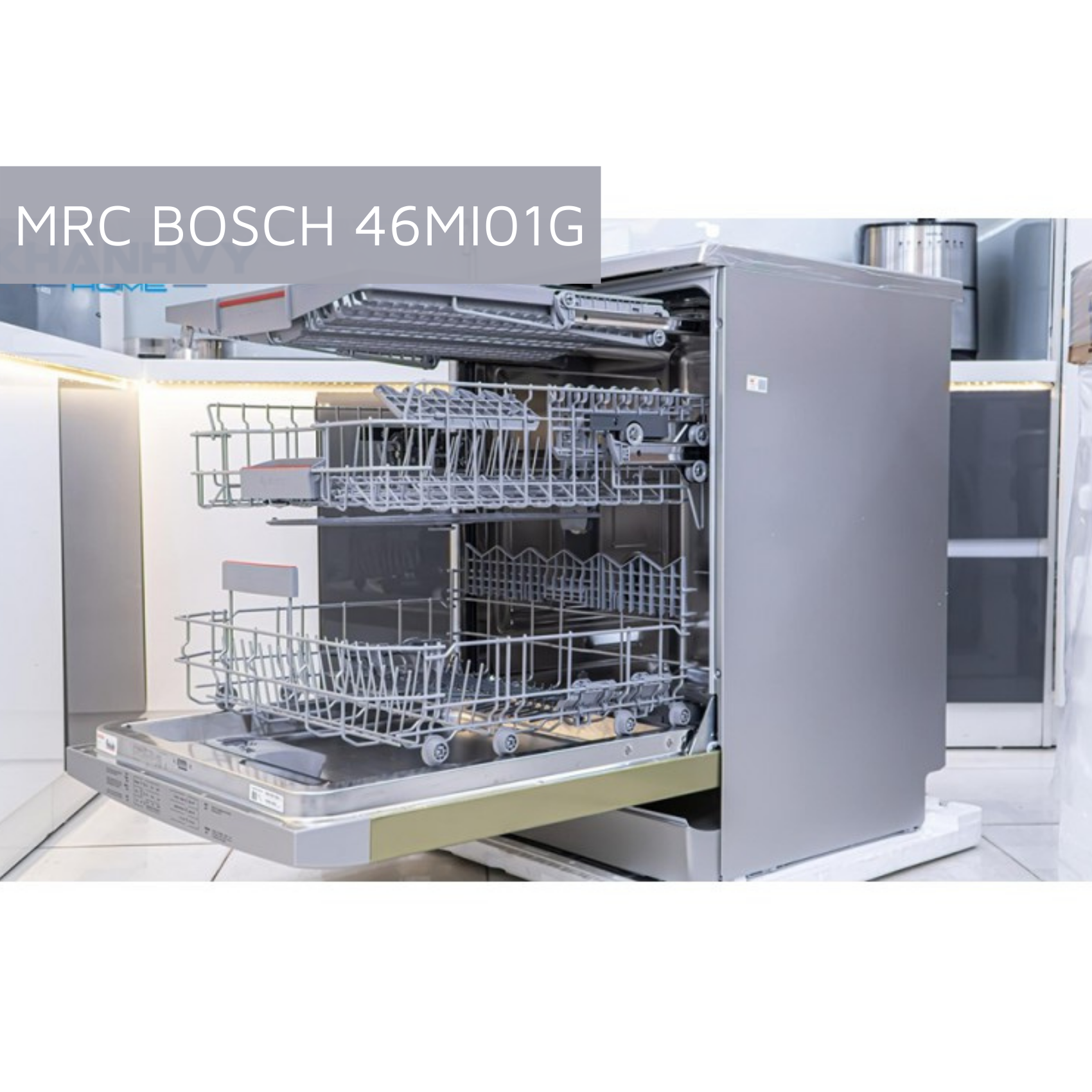 Máy rửa chén độc lập Bosch SMS46MI01G 14 bộ - Series  - Sản xuất tại Đức - Hàng chính hãng