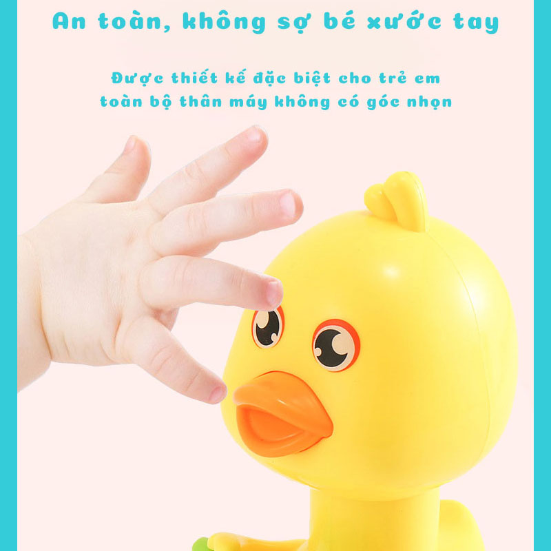 Đồ Chơi Con Vịt Đi Xe Máy Ngộ Nghĩnh Đáng Yêu Cho Bé Ấn Là Chạy