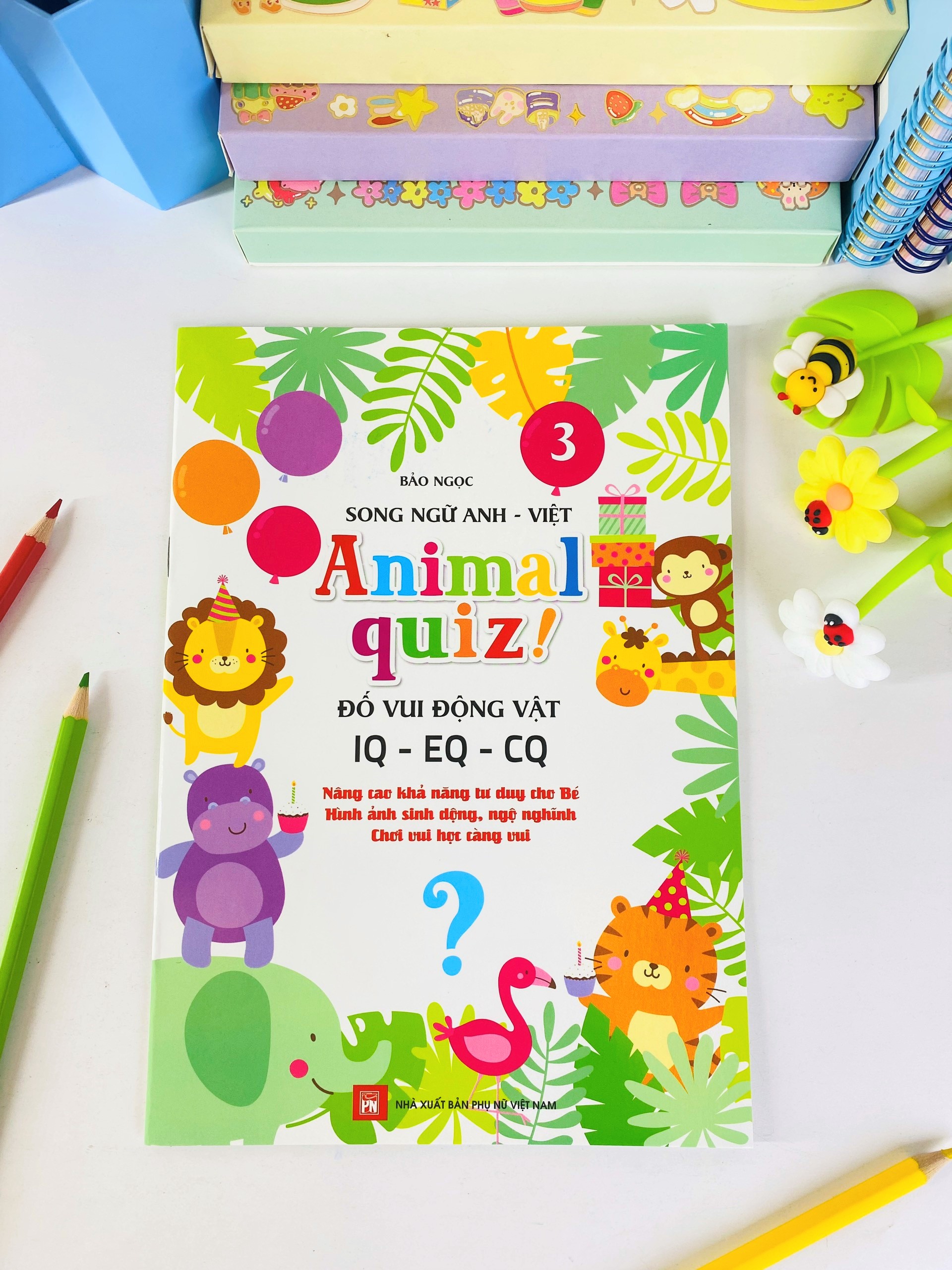 NDB - Animal quiz - đố vui động vật IQ-EQ-CQ ( bộ 4 cuốn )