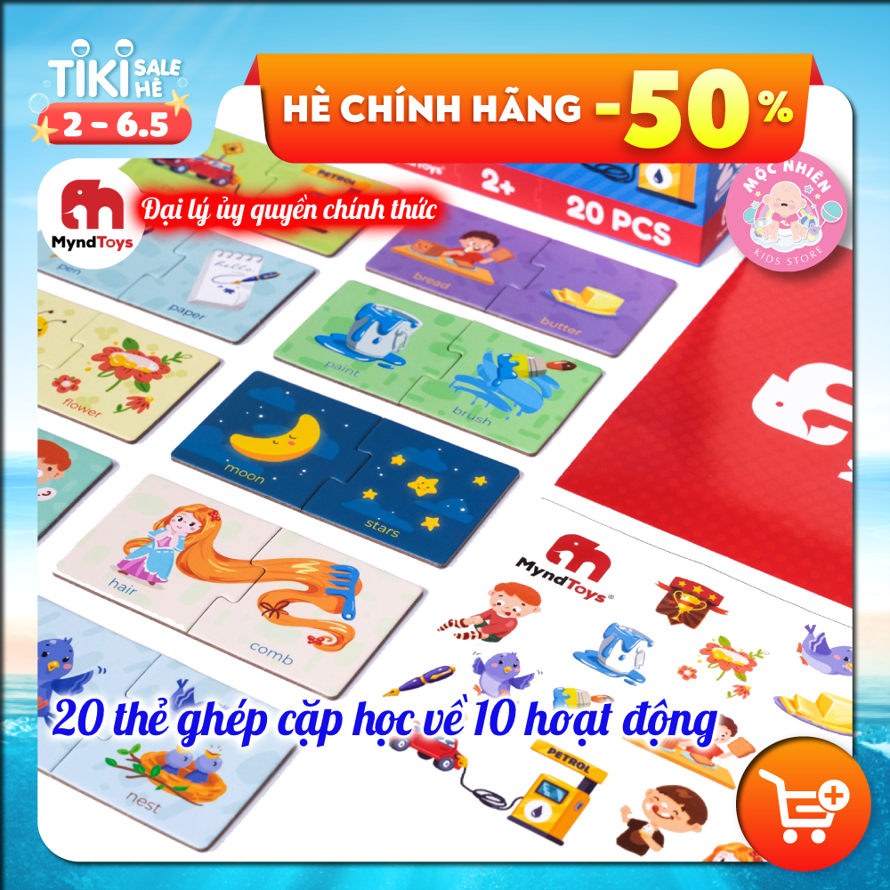 Đồ Chơi Giáo Dục Myndtoys My First Puzzle – Dynamic Duo Dành Cho Các Bé Trên 2 Tuổi