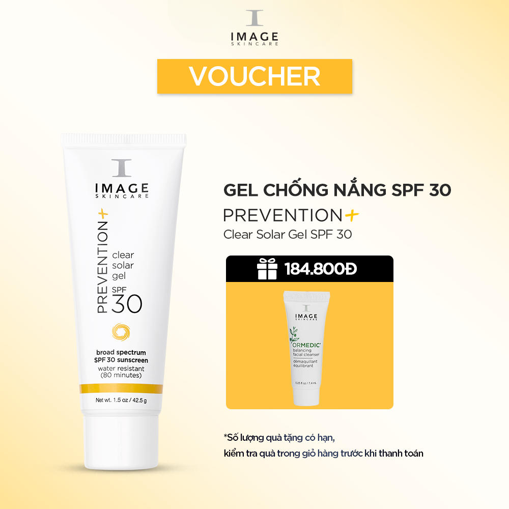 Gel Chống Nắng SPF 30 (Chống Nước) – IMAGE Skincare PREVENTION+ Clear Solar Gel SPF 30 42,5g